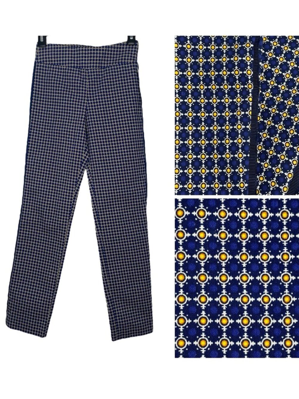 Margaret M Stitch Fix Pants Size XS Pull On Geometric Slimming Straight Leg